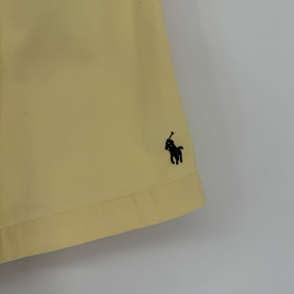 Ralph Lauren Polo Sport 90’s Mom Shorts Size 10 High Wasted Butter Yellow - Picture 6 of 10